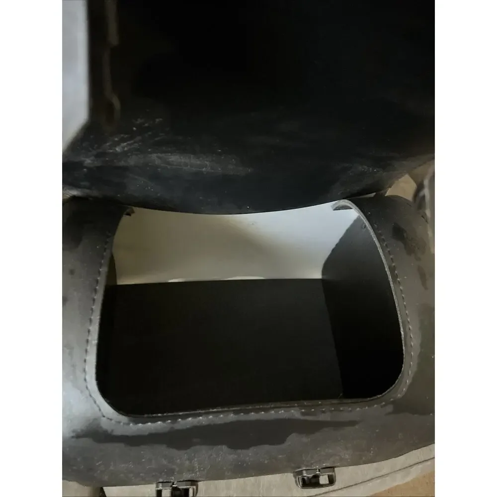 Willie & Max 58502-01 Ranger Studded Max Pax Saddle Bag Black Motorcycle Storage